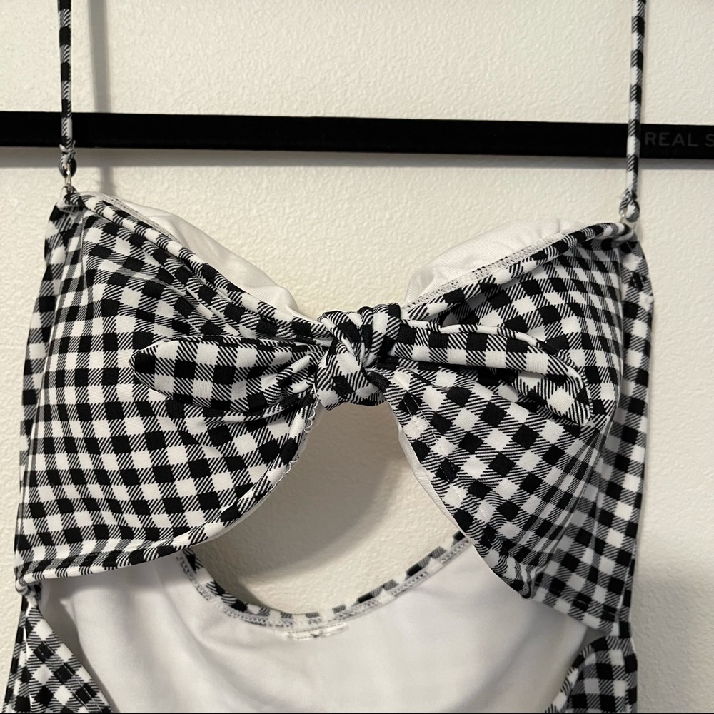 Gingham One Piece Bathing Suit - image 2